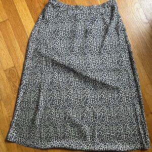 NWT JCrew Leopard Print Skirt
